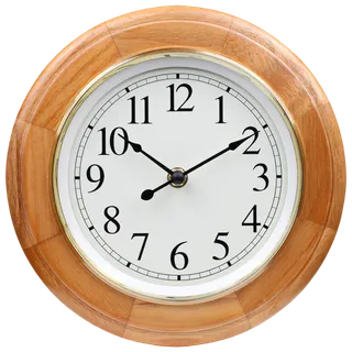 时钟木头钟表