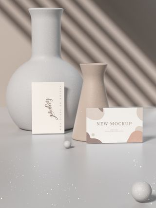 高端大气商务名片样机