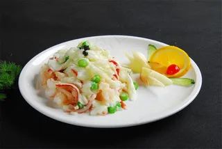 芙蓉蟹柳鲜虾球美食素材