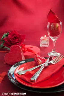 西餐餐具摄影图片下载