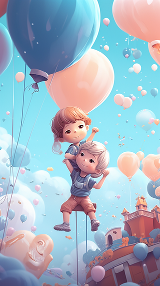 儿童 节日 快乐 热闹 开心