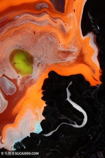 抽象时尚水彩艺术油画挂画