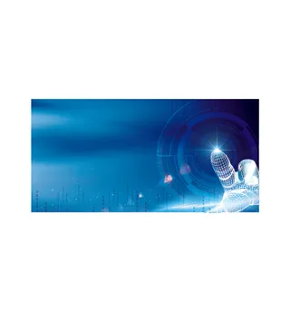 蓝色科技展板背景