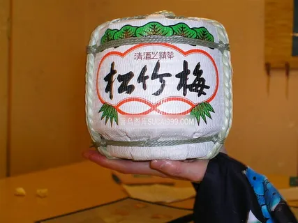 红竹梅酒水美食素材图片