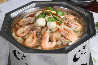 咸肉酸梅煮双鲜