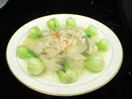 1754虾片溜竹荪 1754虾片溜竹荪
