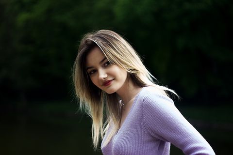 清新唯美可爱的女孩摄影图片