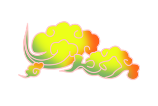 中国风传统渐变祥云