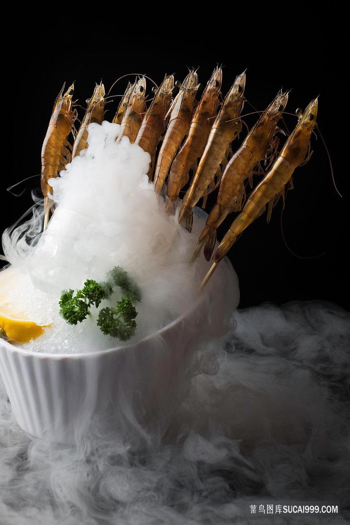 冷鲜基围虾火锅配菜图片