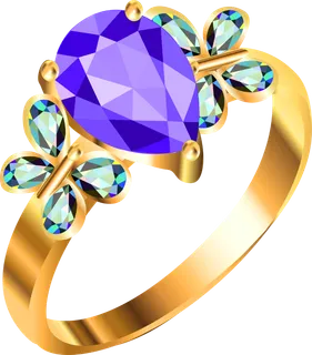 珠宝宝石戒指免抠素材