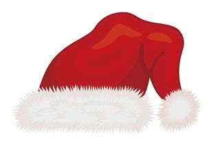 矢量圣诞节帽子