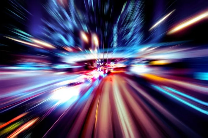 炫彩动感光线背景高清图片