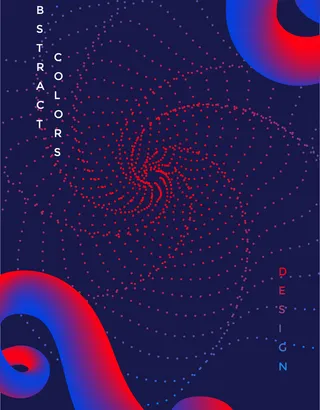 多彩渐变流体背景