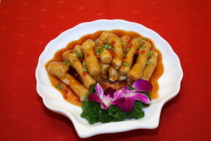  鹅肝酱焗鸡腿菇 