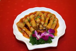  鹅肝酱焗鸡腿菇 