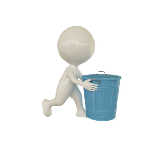 3D商务小人合作火柴人办公白领团队小黑人元素PNG设计素材模板