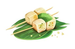 烤串烤肉美食元素