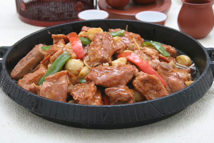 麦仁生爆排骨 38元 (3)