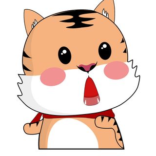 PNG免扣2022虎年新年春节元旦卡通老虎形象图片插画PSD设计素材