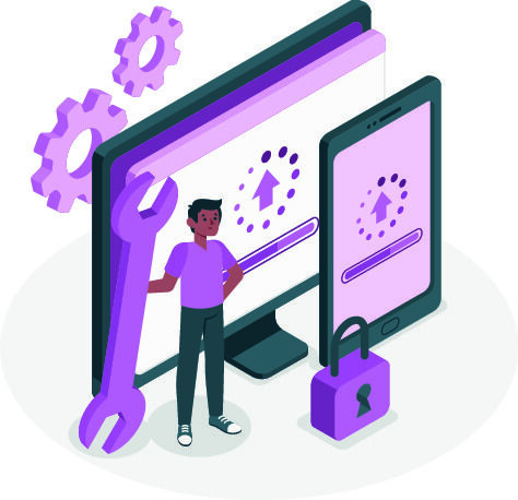 扁平化人物场景办公互联网等距ai矢量设计网页海报UI素材插画