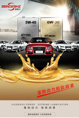 润滑油海报