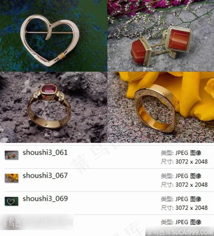 结婚戒指摄影素材