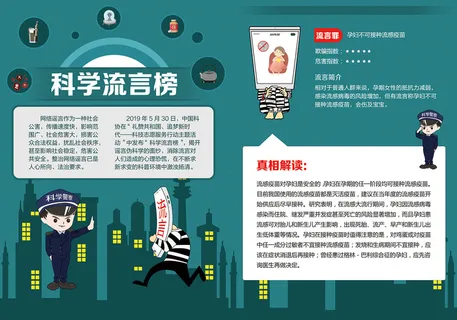 绿色科学流言榜辟谣宣传单