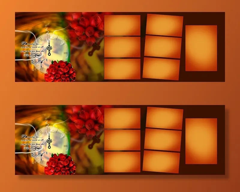 照片画册psd素材