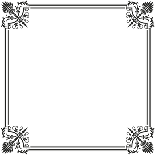 欧式复古线条边框花纹AI矢量LOGO角框花边分割线设计PSD卡片素材