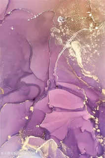 紫色鎏金炫彩大理石底纹水墨水彩背景 紫色鎏金炫彩大理石底纹水墨水彩背景