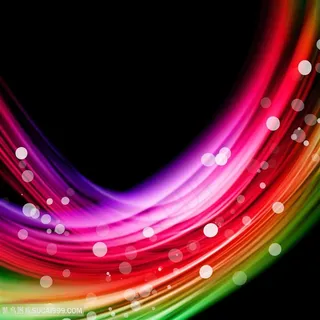 炫酷曲线背景高清图片