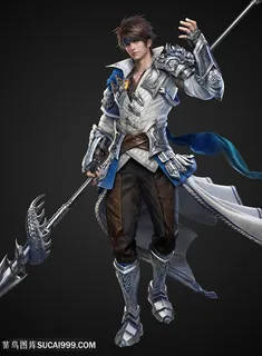 盔甲武士插画图片