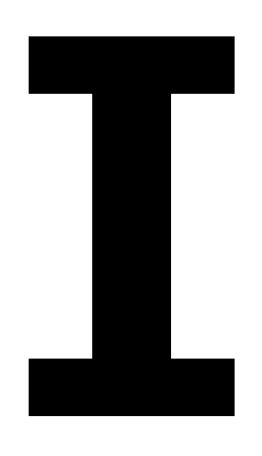 字母I PNG免抠(262x456)
