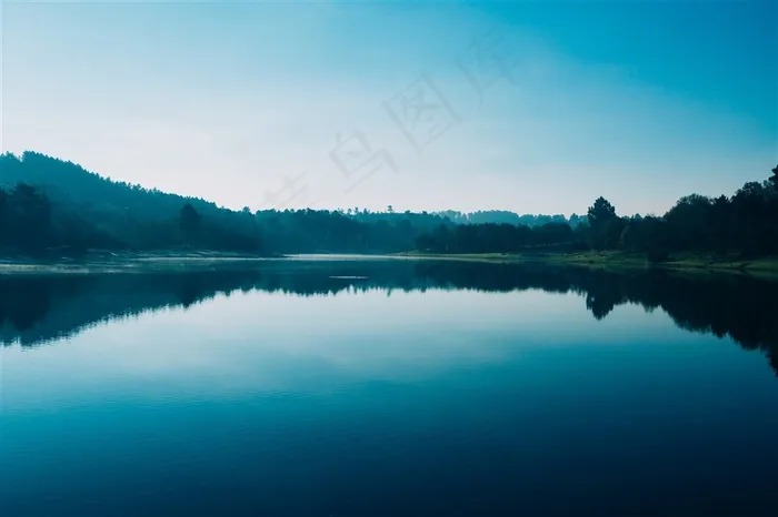 美丽的绿色山水景色素材摄影图片