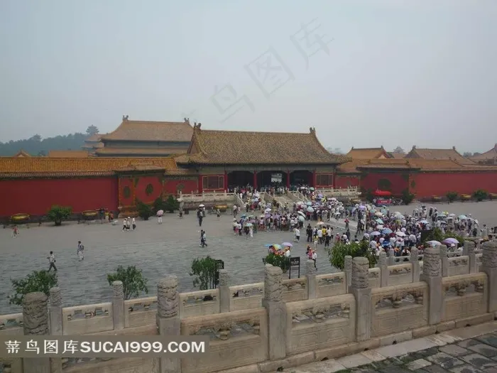 中国传统知名建筑 人山人海