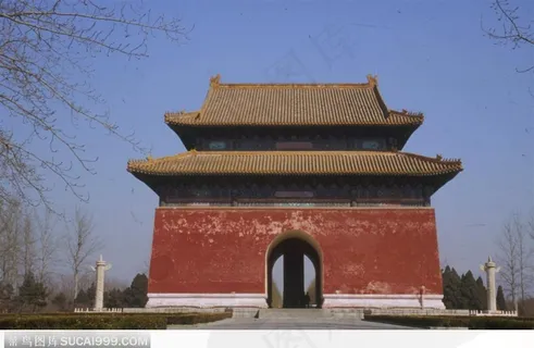 明十三陵-昭陵宝城