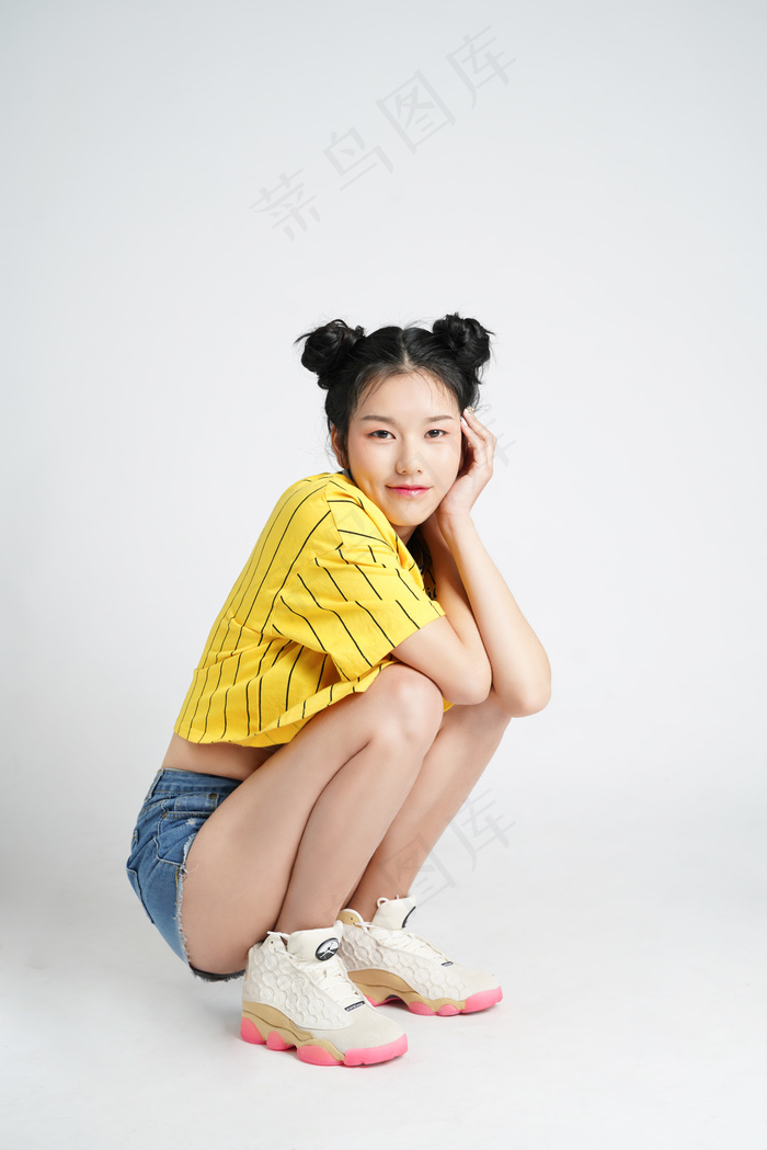 清新唯美可爱的女孩摄影图片