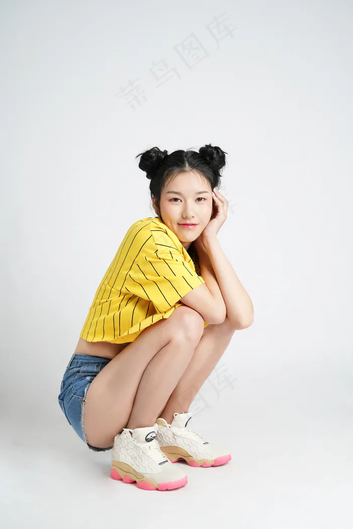 清新唯美可爱的女孩摄影图片