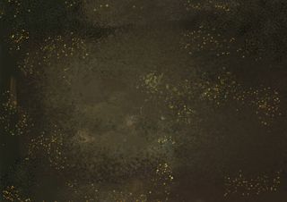 国潮中国风复古敦煌岩彩山水祥云插画烫金肌理背景PSD设计素材