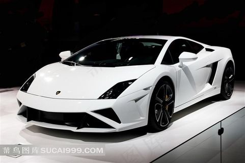 白色兰博基尼图片
