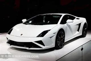 白色兰博基尼图片
