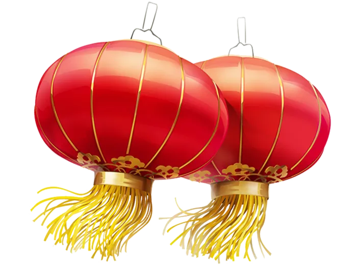 中国新年灯笼兔年免抠