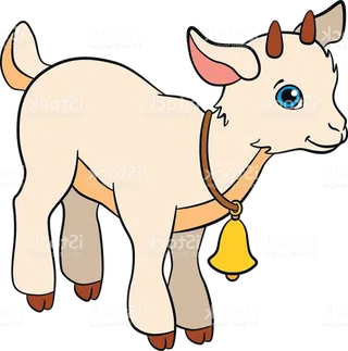 小羊羔卡通简笔现代农业