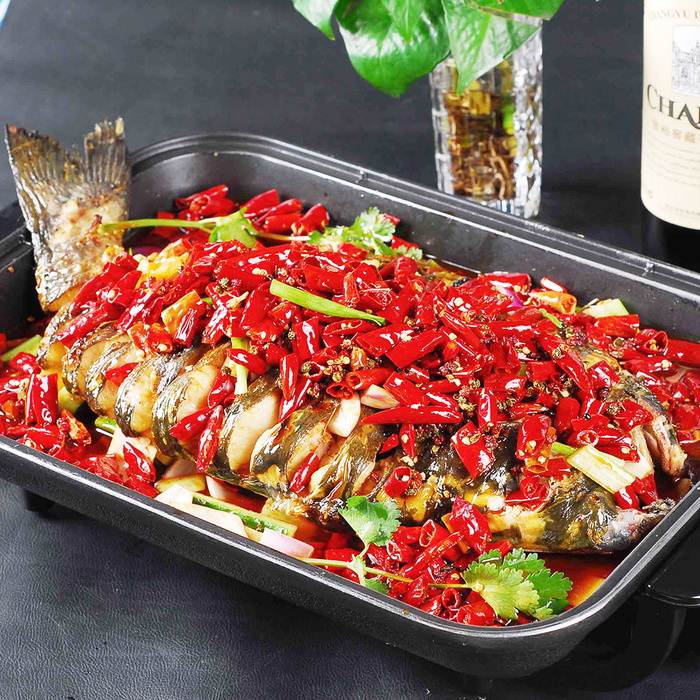 美食麻辣烤鱼