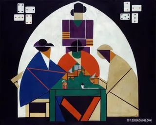 西奥·范·多斯堡牌手油画