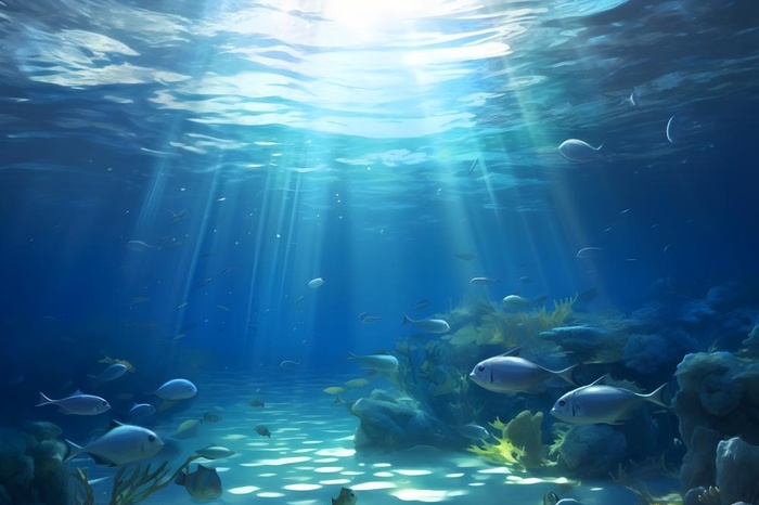 海底海洋鱼背景