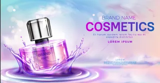 设计广告化妆品素材