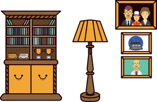 家庭卡通家居柜子