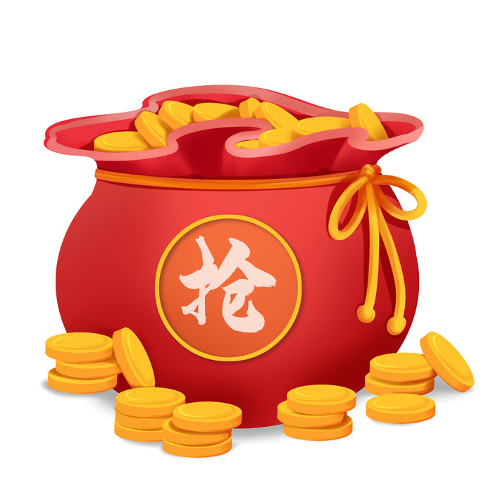 附件装饰新年psd模版下载