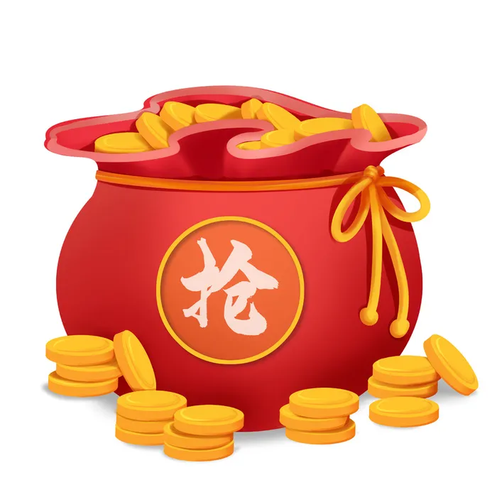 附件装饰新年psd模版下载